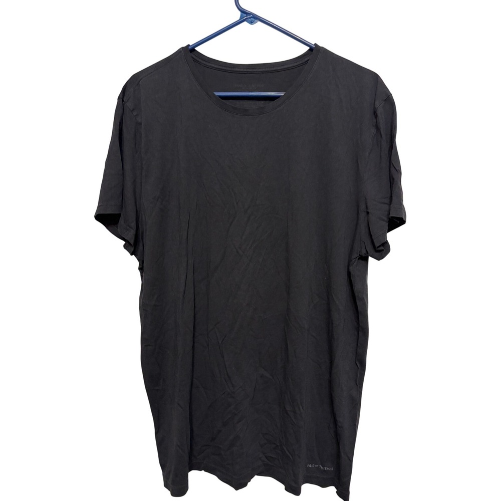 Pair of Thieves Mens XL Black Short Sleeve Crew Neck T-Shirt Basic Tee